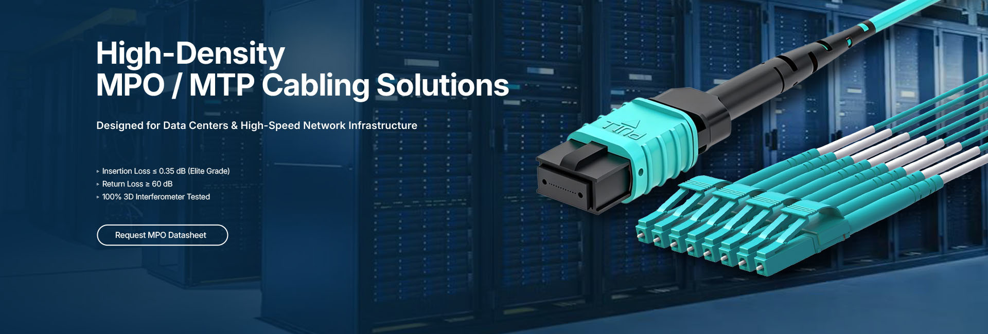 Calidad Cable del remiendo de la fibra de MTP MPO Fábrica