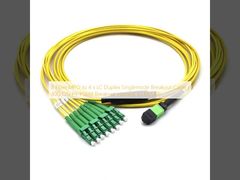 Cable de ruptura MPO de 8 fibras a 4 x LC dúplex monomodo | Arnés de ruptura 40G QSFP+ PSM4 (G.657.A1)