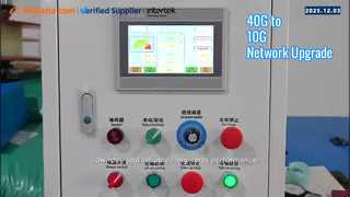 MPO a 6LC Duplex OM4 Fanout Cable 40G / 10G Breakout, baja pérdida MTP Cordón de parche multimodo