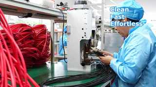 Cable de conexión de fibra MPO/PC de 12 núcleos OM4 MPO