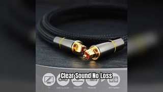 Cable Toslink de audio cristalino de fibra SPDIF