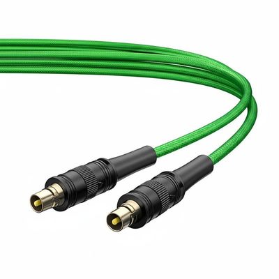 1M/2M/3M/cable de audio de fibra óptica personalizado con rendimiento verde