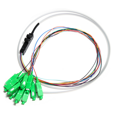 comprar SC APC 12core Fanout fibra óptica Pigtail SM Simplex 1,5 M fibra óptica Pigtail/divisor de circuito de onda de luz Planar online manufacture