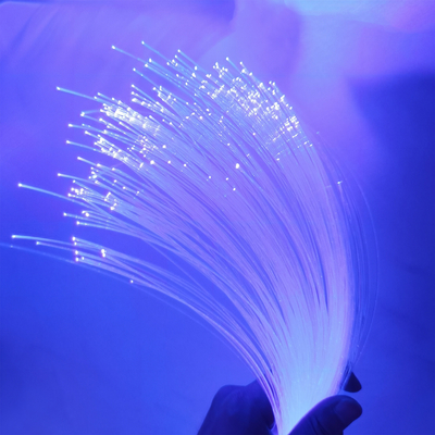 comprar Fibra óptica plástica de la base 0.25mm-10m m del cable de descenso de la fibra de FTTH PMMA transparente para la fecha/la señal del transporte online manufacture