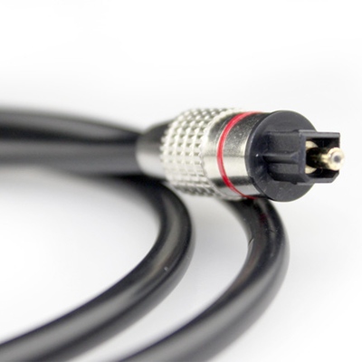 comprar Cable de Audio óptico Digital TOSLINK, conector dorado de carcasa de Metal chapado para reproductor de CD de cine en casa, 1M/2M/3M online manufacture