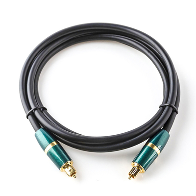 comprar Cable óptico digital Toslink, conector Spdif dorado chapado en PVC para barra de sonido, reproductor de TV, 3 colores, 1M online manufacture