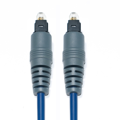comprar Toslink Audio Cable de fibra óptica Azul Spdif Plastic Square Soket 1.0mm PMMA 1M 2M Para TV reproductor de CD online manufacture