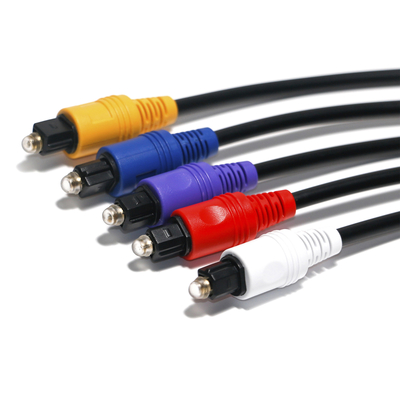 comprar Cable RCA Cable de audio digital óptico Conector de plástico de 5 colores el 1,5 m - los 5 m para reproductor de DVD y CD online manufacture
