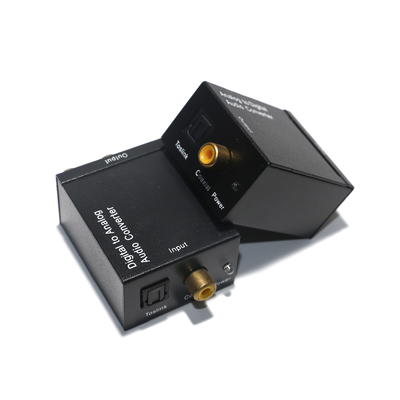 comprar Fibra óptica digital de salida de fábrica a convertidor de audio analógico Toslink / SPDIF de 3,5 mm DTA10 online manufacture