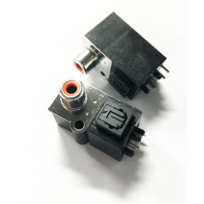 comprar AV-GQ-R004 Receptor óptico Toslink JackConnector Hembra Vertical Extremo de transmisión / recepción) para PCB de audio online manufacture