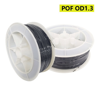 comprar Tipo coaxial precio del cable de fribra óptica de POF OD1.3 Om1 Om2 PMMA de fábrica grande de la abertura para el transporte de la señal/Docrating online manufacture
