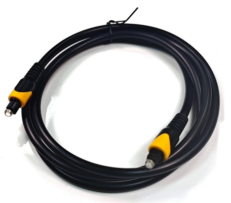 comprar Toslink Cable óptico Naranja negro OB6.0 6MHz PVC Revestido Conector Dorado Para el cine en casa online manufacture