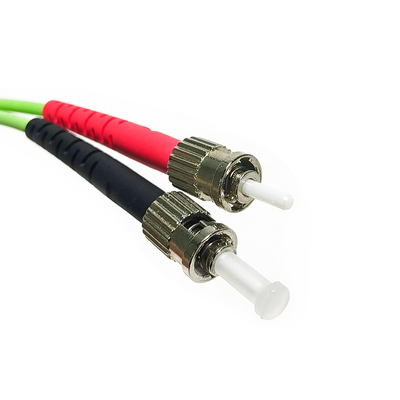 Cordón de remiendo a dos caras con varios modos de funcionamiento de la fibra del ST milímetro OM2 50/125 3.0m m del cable fibroóptico ST-LC UPC, el 1M/2M/3M/5M/10M