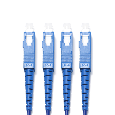 Parche de fibra óptica Chord LC FC Diámetro de cuatro modos 2.0 / 3.0mm Cámara de vigilancia Computadora interior 3M 5M 8M 10M