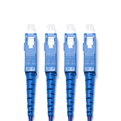Cable de conexión de fibra óptica FC SC Modo múltiple Multi-Core 4-4 para cámara de vigilancia Cableado de sala de computadoras interior 3M 5M 8M