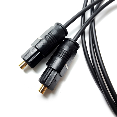 Precio de fábrica SPDIF Toslink Cable de audio óptico OD4.0 Ultra delgado para barra de sonido casera / Mini CD 1.5M 2M
