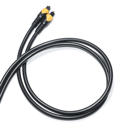 Cable Digital Toslink amarillo y negro OD4.0 LSZH, Ject dorado chapado en PVC para reproductor doméstico, barra de sonido de CD