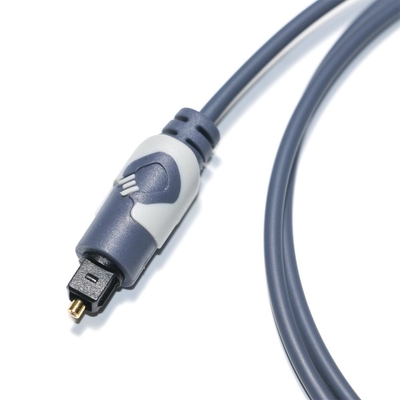 Cable de audio Digital Toslink OD4.0 Cable de fibra óptica plateado ABS conector redondo sonido HiFi para barra de sonido de CD de cine en casa