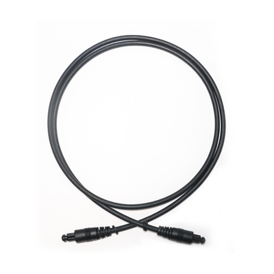 Nuevo cable digital de audio óptico Toslink de sonido Hifi S / PDIF Conector dorado plateado PVC negro 1.5M 2.4M 3M