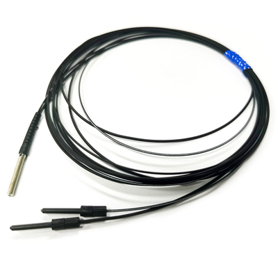 Sensor de fibra óptica de reflexión difusa M3/M4/M5 serie conector antena 0,8mm 1m