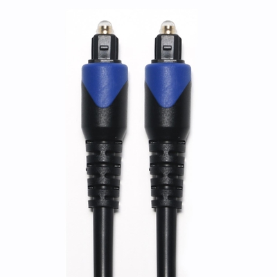 Cable Digital de Audio óptico TOSLINK OD6.0 conector ABS puerto dorado chapado para reproductor de CD de barra de sonido de cine en casa 1M