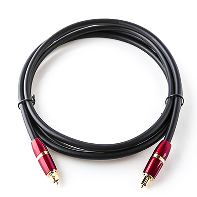 Cable óptico digital Toslink, conector Spdif dorado chapado en PVC para barra de sonido, reproductor de TV, 3 colores, 1M