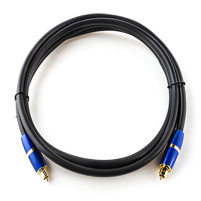 Cable óptico digital Toslink, conector Spdif dorado chapado en PVC para barra de sonido, reproductor de TV, 3 colores, 1M
