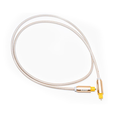 Cuerda tejida Toslink con carcasa de Metal esmerilado plateado, enchufe OD4.0 para altavoz de coche, Cable Digital, barra de sonido
