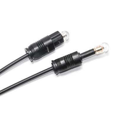 Cable de audio óptico digital de salida de fábrica - Toslink Digital Optical SPDIF - Ultra-Thin Male-Plus Male para Mini Player