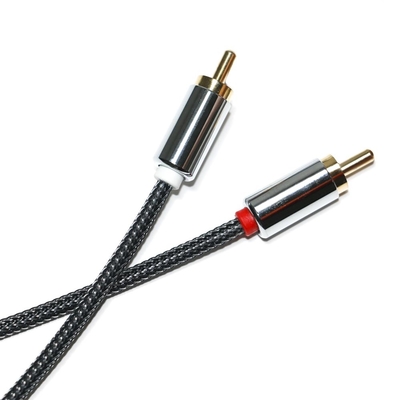 Audio Digital de calidad Premium RCA SPDIF 3,5mm tejido de nailon aleación de aluminio macho a macho para VCD DVD TV barra de sonido