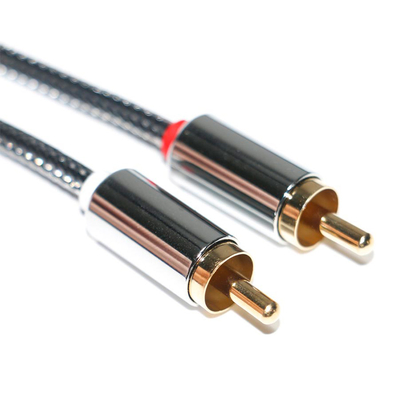 Audio Digital de calidad Premium RCA SPDIF 3,5mm tejido de nailon aleación de aluminio macho a macho para VCD DVD TV barra de sonido