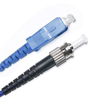 Cable de conexión de fibra óptica ST FC de doble núcleo y modo dual para red de conexión WLAN LAN