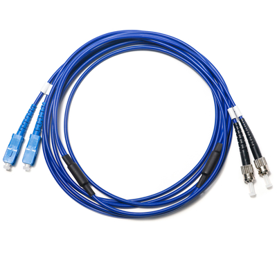 Cable de conexión de fibra óptica de modo dual SC FC OM3 cable azul 2/2 2,0/3,0mm para uso en cámara de vigilancia 3M 5M 8M 10M