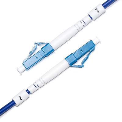 Cable de conexión de fibra óptica SC LC multimodo de doble núcleo OM3 4/4 10G para vigilancia WLAN LAN