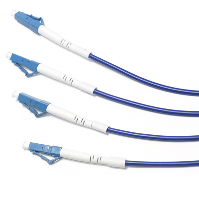 Cordón de remiendo de fibra óptica Modo multinúcleo OM4/OM5 4/4 SC LC para vigilancia WLAN LAN