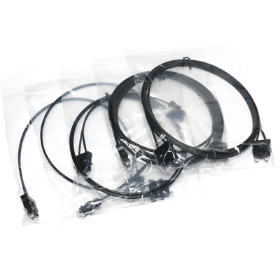 Cable de fibra óptica de salida de fábrica de doble núcleo para prueba de equipo, sistema servo de conector de máquina