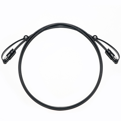 Factory Outlet Toslink Black PVC OD4.0mm 2.2mm Core Fiber Digital Cable para Mini Player CD Soundbar