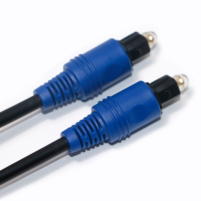 Precio de fábrica Nuevo Toslink Cable de fibra óptica digital Cuerda de PVC Chapado en azul Shell Sonido de alta fidelidad para cine en casa