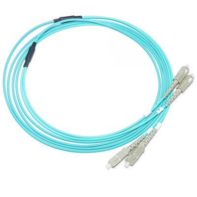 [Salida de fábrica] cable de conexión de fibra óptica SC/SC OM3 modo múltiple 2/2 OD 2,0/3,0mm Gigabit 10G para red WLAN