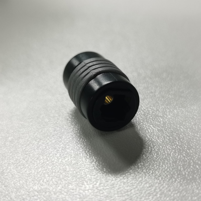 Cable de audio óptico Toslink Hembra Jack Extensión Cable Acoplador Conector Adaptador, Negro