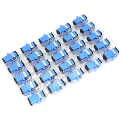 Adaptador de conector de fibra óptica SC SC/UPC SM Brida Singlemode Simplex SC-SC APC Coupler
