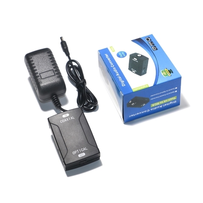 Convertidor de fibra óptica Coaxial a SPDIF óptico Convertidor 1.4 Divisor 4K × 2K Soporte 3D