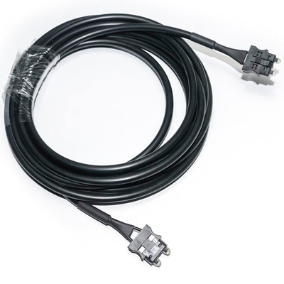 Cable de fibra óptica Servo 180dB/Km OD4.0 Cable negro para prueba de equipo, sistema servo de conector de máquina