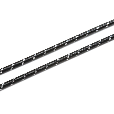 Cuerda de cable óptico de salida de fábrica, PVC alternativo Muti Color&Patern, Cuerda de cubierta LSZH tejida OD2.2 / 4.0 / 5.0 / 6.0
