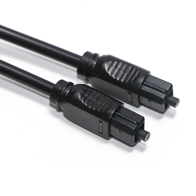 El PVC del cable de audio de Digitaces del mercado de fábrica plateó Toslink OD 4.0 el 1.2M para el amplificador de DVD