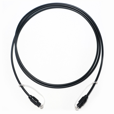 El PVC del cable de audio de Digitaces del mercado de fábrica plateó Toslink OD 4.0 el 1.2M para el amplificador de DVD