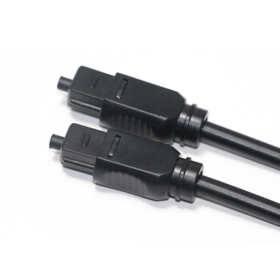 El PVC del cable de audio de Digitaces del mercado de fábrica plateó Toslink OD 4.0 el 1.2M para el amplificador de DVD