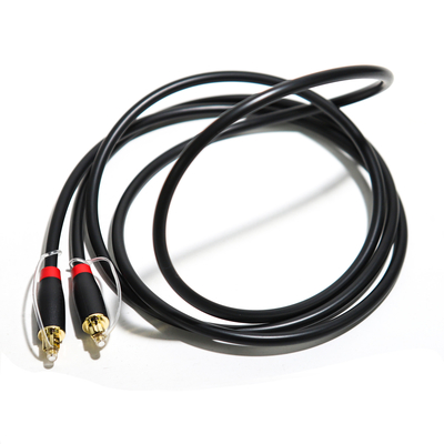 Precio de fábrica de alta calidad 24K Cable de audio óptico digital Toslink ABS chapado en oro Ject 1.5M
