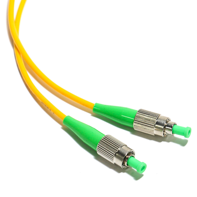 Puerto amarillo del solo modo del cordón de remiendo de la fibra óptica 3.0M M para la red los 2M 3M de la red inalámbrica (WLAN) del LAN