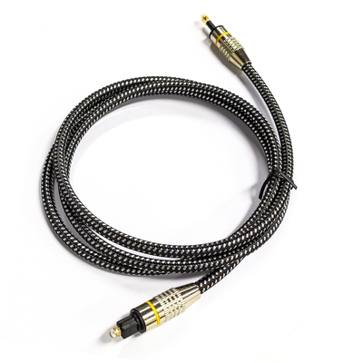 OD4.0 Toslink cable de audio óptico digital HiFi Sound Cable de audio coaxial para barra de sonido